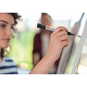 Nobo Liquid Ink Bullet Tip Drywipe Pens - Pack of 6 - Display Equipment