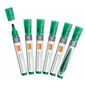 Nobo Liquid Ink Bullet Tip Drywipe Pens - Pack of 10 - Display Equipment