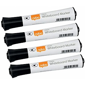 Nobo Glide Bullet Tip Drywipe Pens - Pack of 10