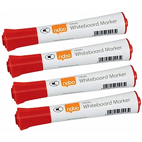 Nobo Glide Bullet Tip Drywipe Pens - Pack of 10 - Display Equipment