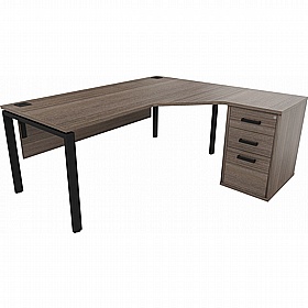 Apex Goalpost Executive Combination Corner Office Desk