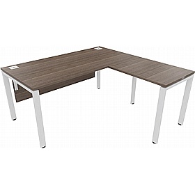 Apex Goalpost Executive L-Shaped Corner Office Desk - Office Desks