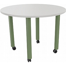 Analog Mobile Round Meeting Tables - Meeting Room