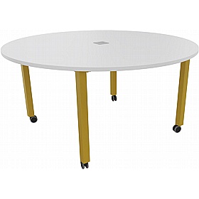 Analog Mobile Round Meeting Tables - Meeting Room