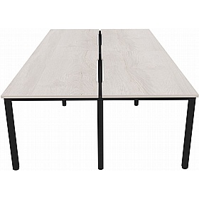 Analog 4 Person Rectangular Back to Back Bench Desks - Office Desks