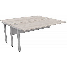 Analog Rectangular Back to Back Bench Extension Desks - Office Desks