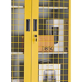 Steel-it Double Door Metal Mesh Storage Cupboard - Office Storage