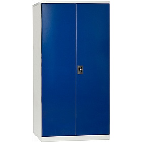 Steel-it Premium Double Door Metal Janitor Cupboard - Office Storage