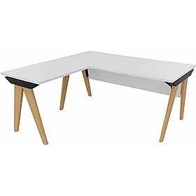 Tract Executive L-Shaped Corner Office Desk - Office Desks