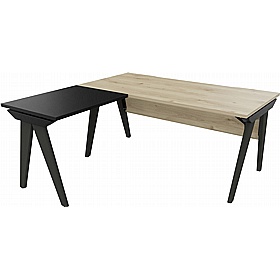 Tract Executive L-Shaped Corner Office Desk - Office Desks