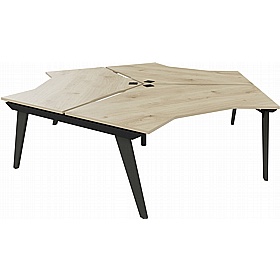 Tract 3 Person Cluster Bench Desks - Office Desks