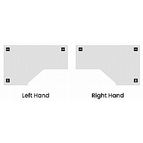 Analog Shallow Radial Ergonomic Office Desks - Office Desks