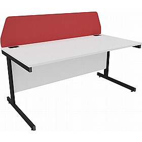 Alto Trapezoidal Desktop Partition Screens