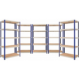 Clicka 265kg 5 Tier Boltless Shelving - Office Storage
