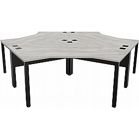 Analog 3 Person Cluster Office Desks - Office Desks