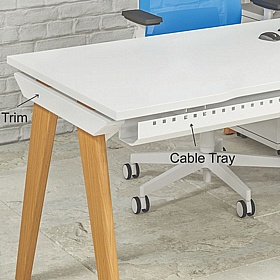 Tract Executive Rectangular Office Desk - Office Desks