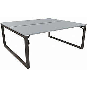 Tract Hoop Leg 2 Person Rectangular Back to Back Bench Desks - Office Desks
