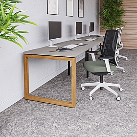Tract Hoop Leg Rectangular Starter Bench Office Desks - Office Desks