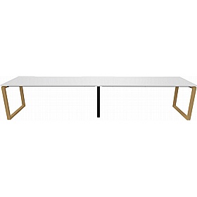 Tract Hoop Leg Rectangular Bench Extension Desks - Office Desks