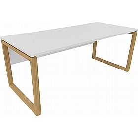 Tract Hoop Leg Executive Rectangular Office Desk - Office Desks