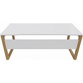 Tract Hoop Leg Executive Rectangular Office Desk - Office Desks