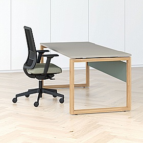Tract Hoop Leg Executive Rectangular Office Desk - Office Desks