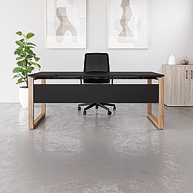 Tract Hoop Leg Executive Rectangular Office Desk - Office Desks