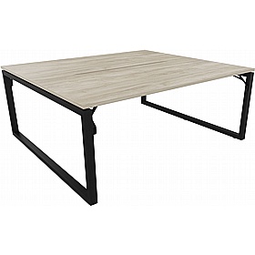 Tract Shades Hoop Leg 2 Person Rectangular Back to Back Bench Desks