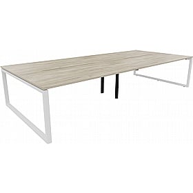 Tract Shades Hoop Leg 4 Person Rectangular Back to Back Bench Desks - Office Desks