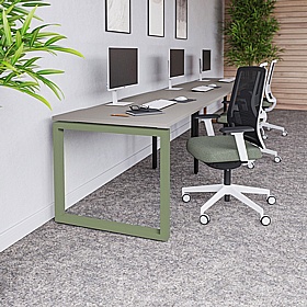 Tract Shades Hoop Leg Rectangular Starter Bench Office Desks - Office Desks