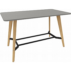 Tract Curve Rectangular High Breakout and Meeting Tables - Meeting Room