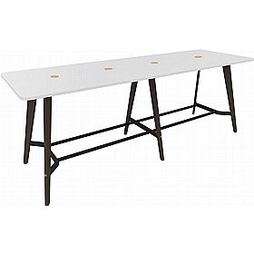 Tract Curve Rectangular High Breakout and Meeting Tables - Meeting Room