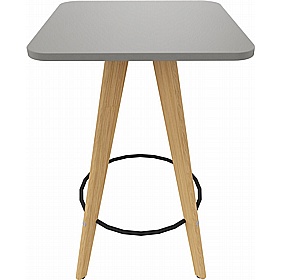 Tract Curve Square High Breakout and Meeting Tables - Meeting Room