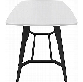 Tract Shades Boat Shaped High Breakout and Meeting Tables - Meeting Room