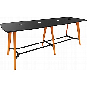 Tract Shades Boat Shaped High Breakout and Meeting Tables - Meeting Room