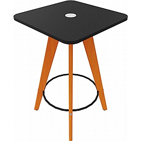 Tract Shades Curve Square High Breakout and Meeting Tables - Meeting Room