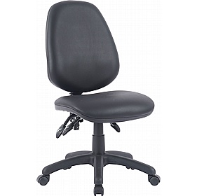 Ergo 3-Lever Anti-Bacterial Vinyl Operator Chairs - Office Chairs