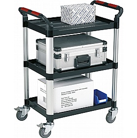 Loadtek 3 Shelf Office Trolleys