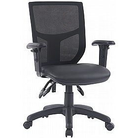 Ergo 3-Lever Mesh and Anti-Bacterial Vinyl Operator Chairs - Office Chairs