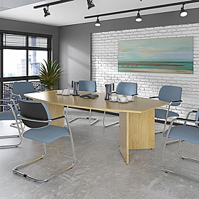 Spectra Arrowhead Boat Shaped Meeting and Boardroom Tables - Meeting Room