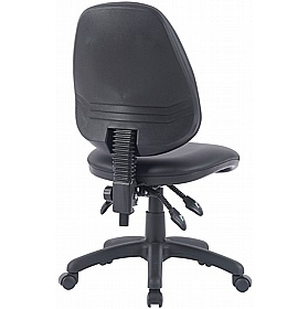 Ergo 3-Lever Anti-Bacterial Vinyl Operator Chairs - Office Chairs