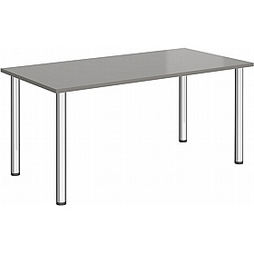 Identi Rectangular Meeting Table with Fabric Taurus Chairs Bundle Deal - Meeting Room