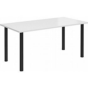 Identi Rectangular Meeting Table with Fabric Taurus Chairs Bundle Deal - Meeting Room