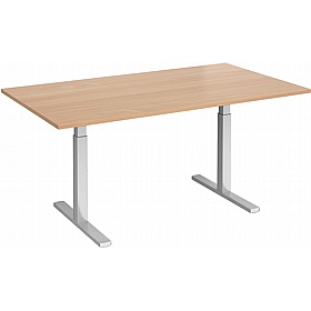 Elev8 Touch Electric Height Adjustable Rectangular Boardroom Tables - Meeting Room
