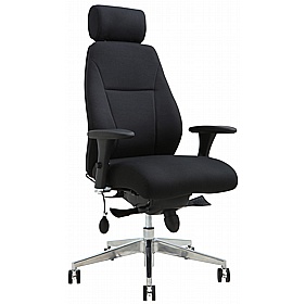 Posture-Task 24-7 Heavy Duty Fabric Ergonomic Office Chair