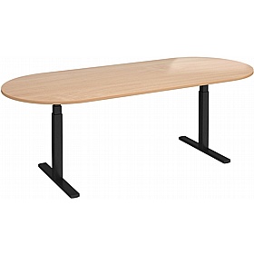 Elev8 Touch Electric Height Adjustable D-End Boardroom Tables