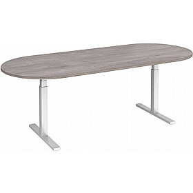 Elev8 Touch Electric Height Adjustable D-End Boardroom Tables - Meeting Room