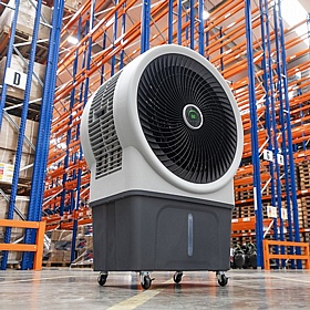 Portable Oscillating Air Cooler - Office Accessories