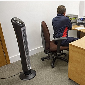 Quiet High Performance Oscillating Tower Fan - Office Accessories