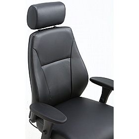 Posture-Task 24-7 Heavy Duty Top Leather Ergonomic Office Chair - Office Chairs